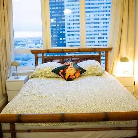 Paris View , Direct Access, 10 People 아파트 쿠르브부아