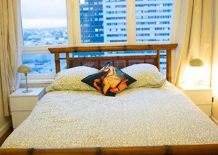 Paris View , Direct Access, 10 People 아파트 쿠르브부아